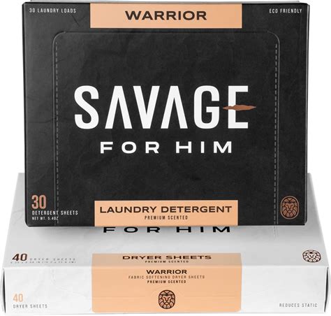 savage for him detergent.